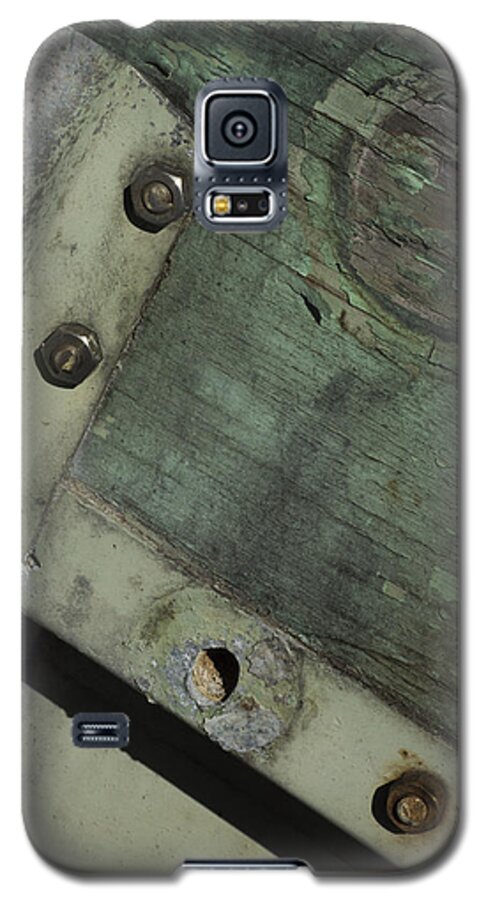 Boat Abstract Galaxy S5 Case featuring the photograph Yesterday's Seafoam by Rebecca Sherman