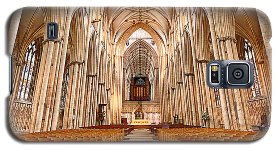 Cathedral Galaxy S5 Case featuring the photograph York Minster I by Jack Torcello