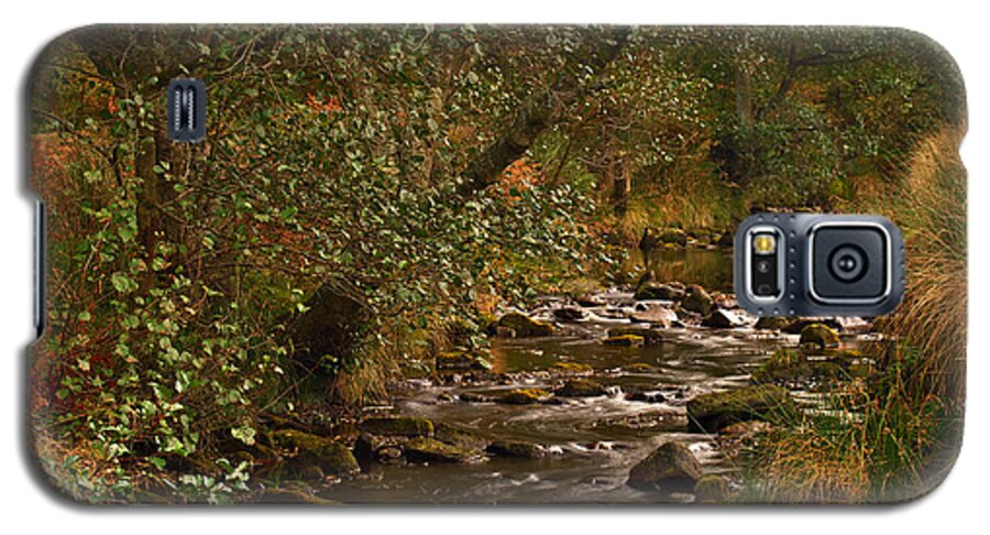 Stream Galaxy S5 Case featuring the photograph Yorkshire Moors Stream in Autumn by Martyn Arnold