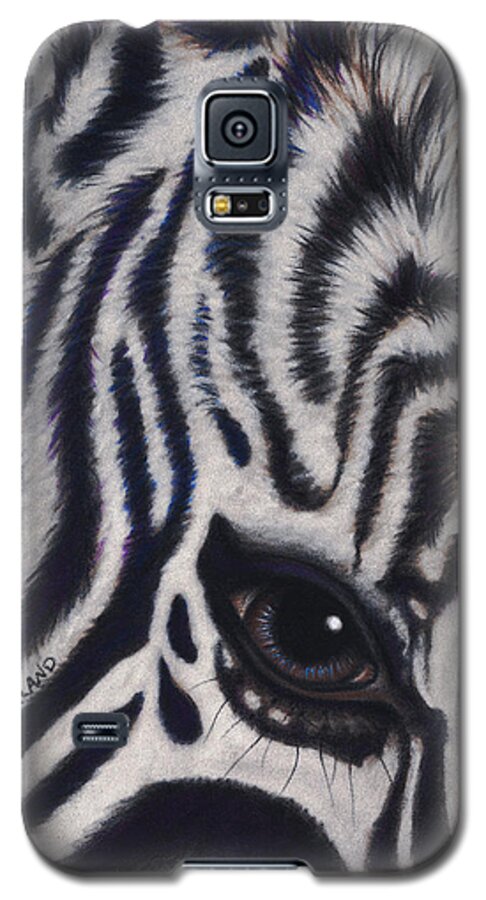 Pastel Galaxy S5 Case featuring the painting Zatari by Lori Sutherland