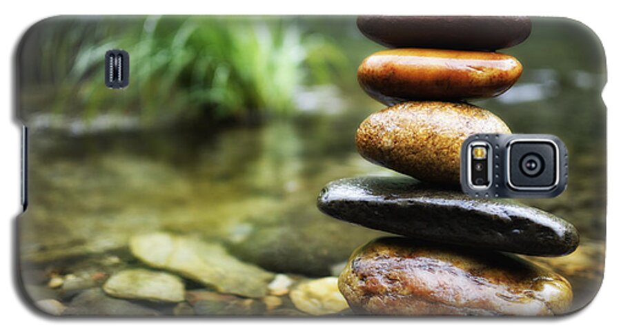 Zen Stones Galaxy S5 Case featuring the photograph Zen Stones by Marco Oliveira
