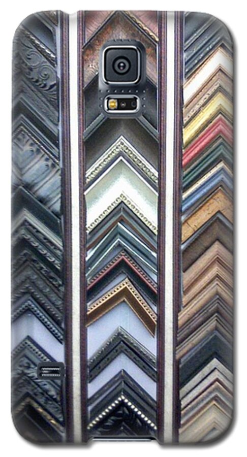 Abstracts Galaxy S5 Case featuring the photograph Zig Zags by Fortunate Findings Shirley Dickerson