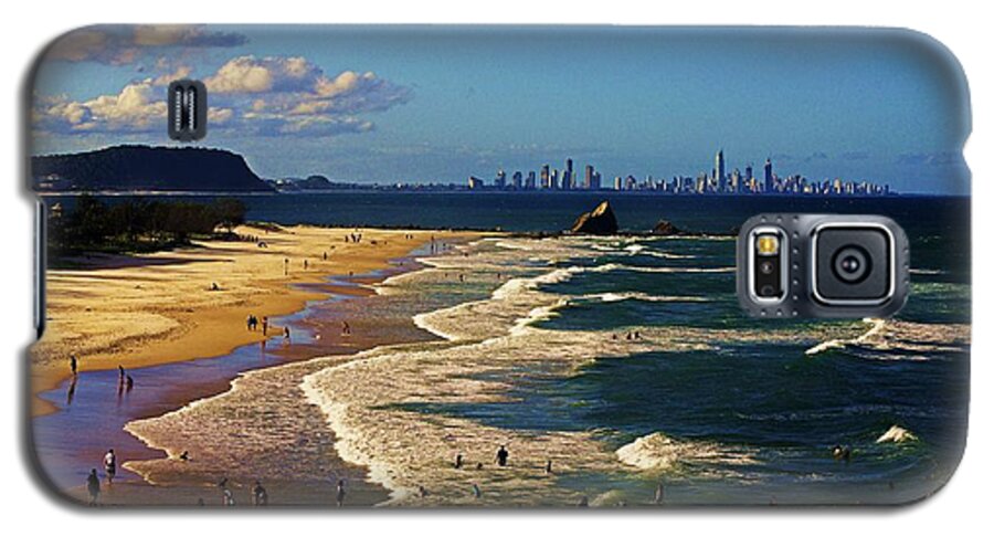 Queensland Galaxy S5 Case featuring the photograph Gold Coast Beaches #1 by Blair Stuart