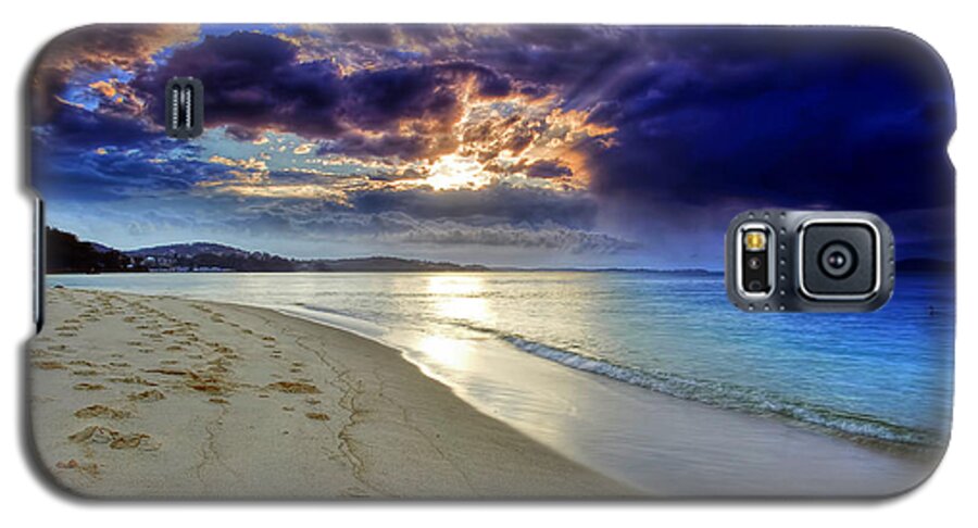 Sunset Galaxy S5 Case featuring the photograph Port Stephens Sunset #2 by Paul Svensen