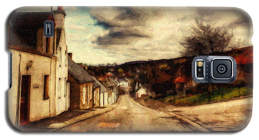 England Galaxy S5 Case featuring the digital art A Cotswold Village by Lianne Schneider