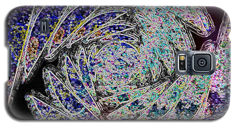Abstract Galaxy S5 Case featuring the painting Abstraction by Paula Ayers