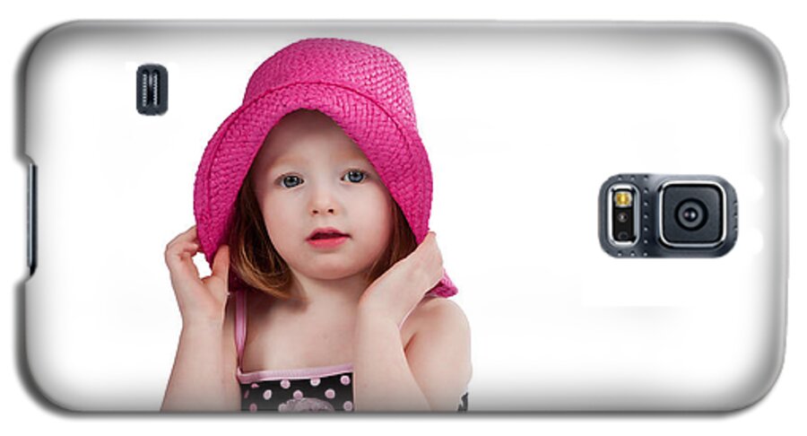 Baby Galaxy S5 Case featuring the photograph Bashful girl by Jim Boardman