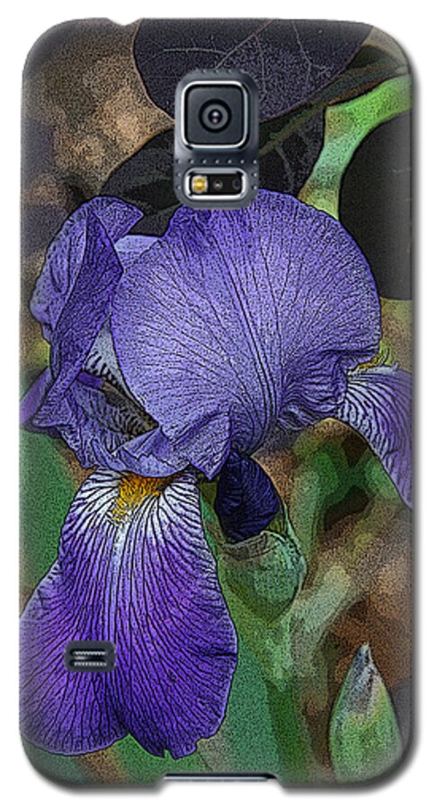 Nature Galaxy S5 Case featuring the photograph Bearded Iris by Michael Friedman