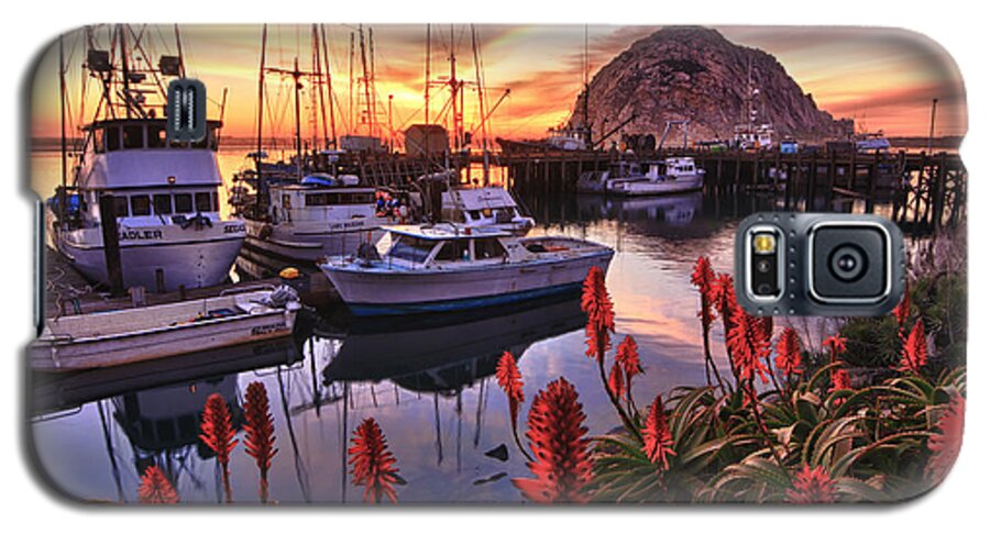 Sunset Galaxy S5 Case featuring the photograph Beautiful Morro Bay by Beth Sargent