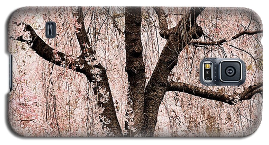 Peace Galaxy S5 Case featuring the photograph Blossom Rain by Deborah Crew-Johnson