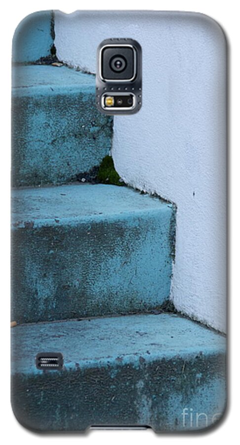 Photography Galaxy S5 Case featuring the photograph Blue Stairs by Sean Griffin