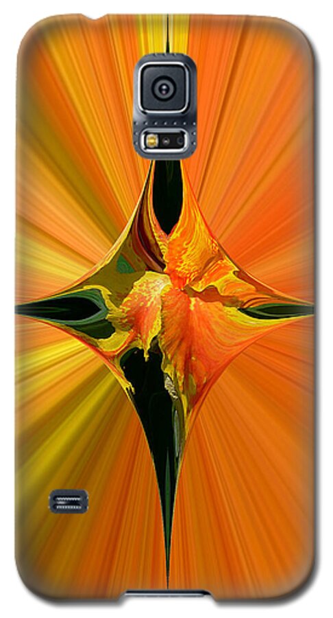 Flowers Galaxy S5 Case featuring the photograph Cana Lily in Hyperdrive by Gordon Engebretson