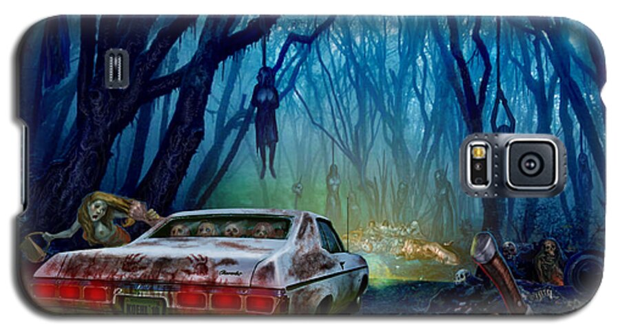 Cars Galaxy S5 Case featuring the mixed media Dead End by Tony Koehl