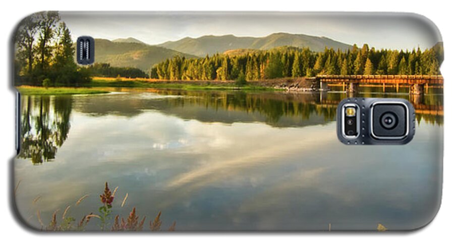 North Idaho Galaxy S5 Case featuring the photograph Deer Island Bridge by Albert Seger
