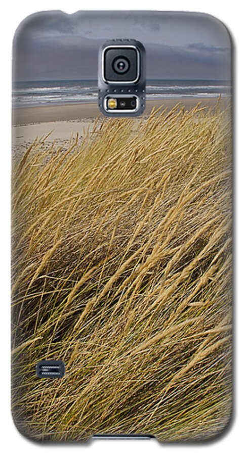 Oregon Galaxy S5 Case featuring the photograph Dune Grass on the Oregon Coast by Mick Anderson