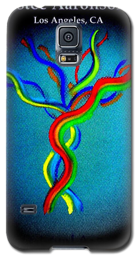 Ahonu Galaxy S5 Case featuring the painting Estee Aaronson by AHONU Aingeal Rose