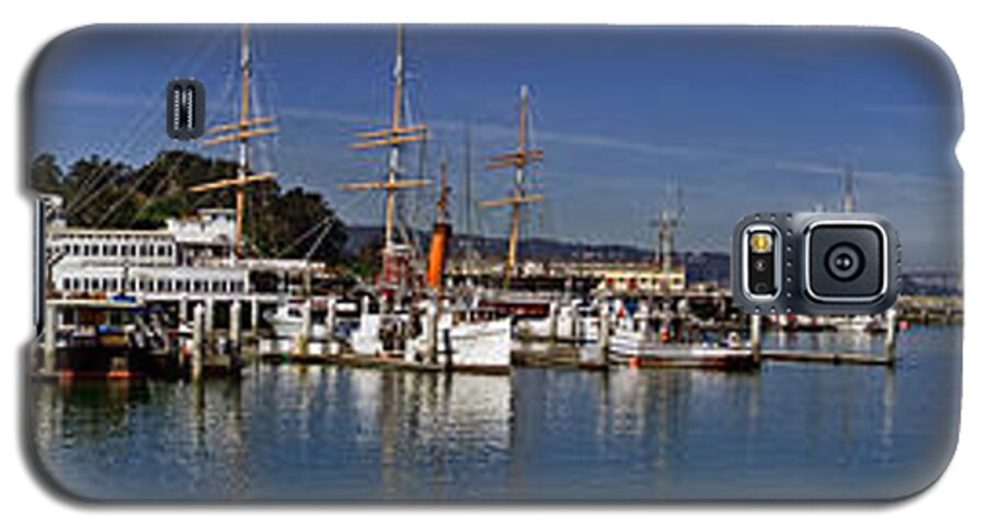 Panoramic Galaxy S5 Case featuring the photograph Fisherman's Wharf by S Paul Sahm
