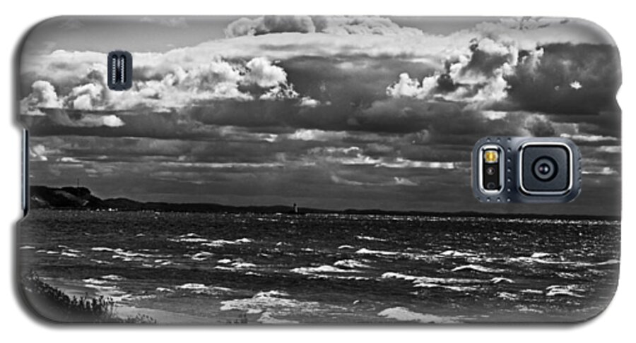 Lighthouse Galaxy S5 Case featuring the photograph From The Beach by Randall Cogle
