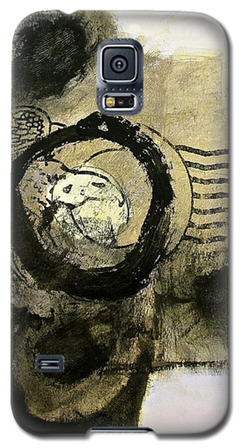 Abstract Painting Galaxy S5 Case featuring the painting Go in Post Hole by Cliff Spohn