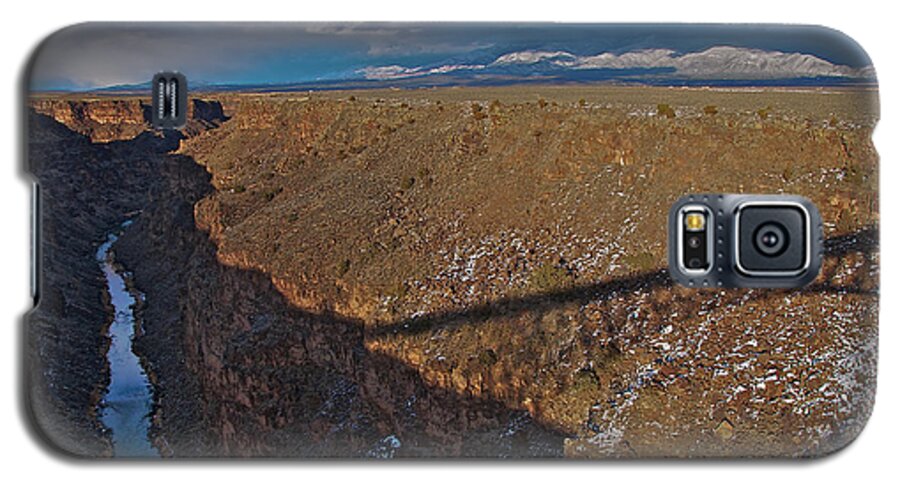 Gorge Galaxy S5 Case featuring the photograph Gorge Bridge Shadow by Britt Runyon