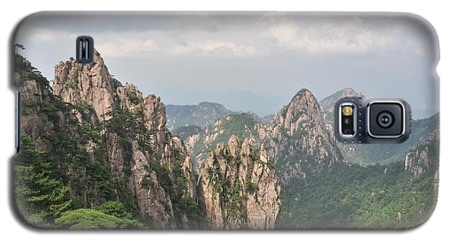 China Galaxy S5 Case featuring the photograph Huangshan Granite 1 by Jason Chu