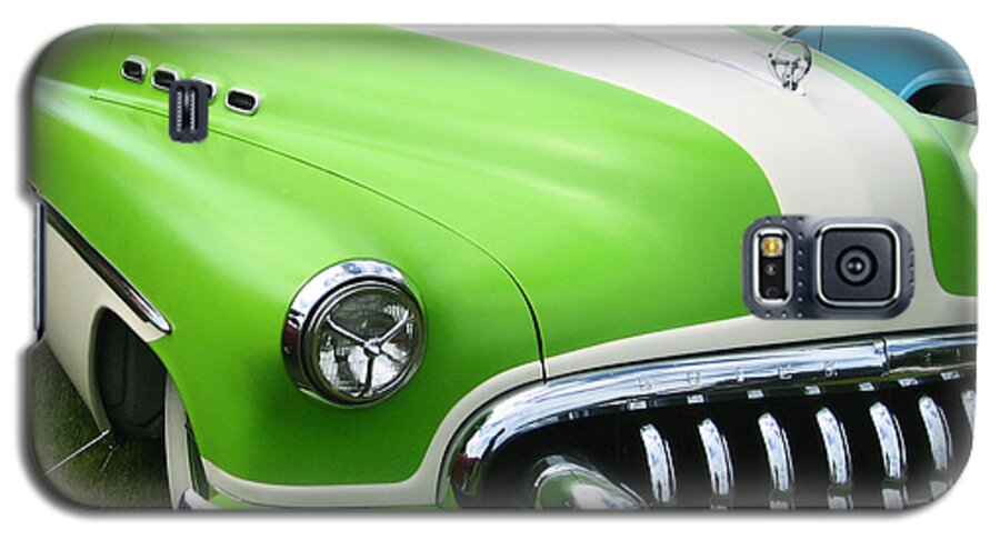 Classic Cars Galaxy S5 Case featuring the photograph Lime Green 1950s Buick by Kym Backland