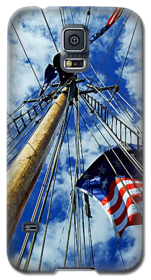 Tall Ships Galaxy S5 Case featuring the photograph Main Rigging by Randall Cogle
