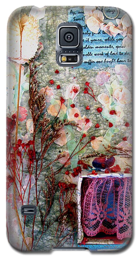 Collage Galaxy S5 Case featuring the mixed media My Stage by Sandy McIntire