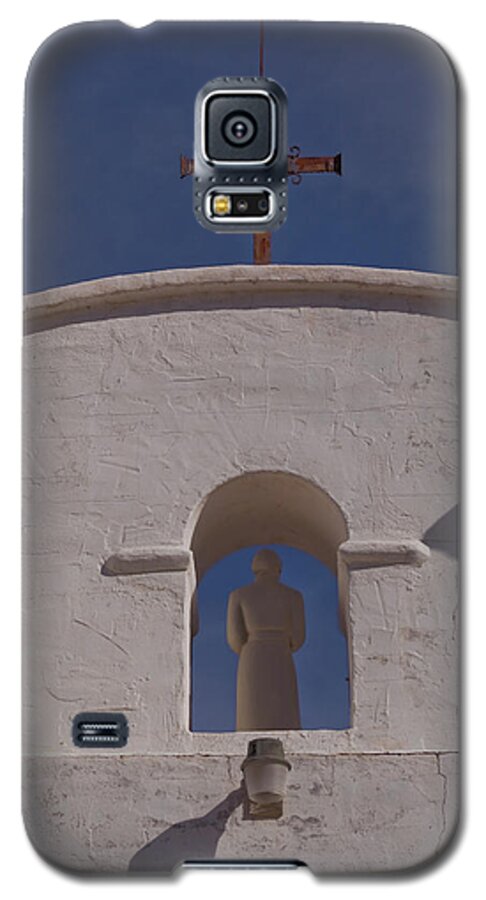 Priest Galaxy S5 Case featuring the photograph Padre in Tower by Tom Singleton