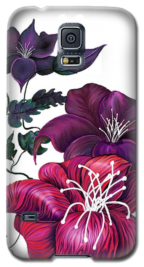 Flowers Galaxy S5 Case featuring the digital art Perception by Yolanda Raker