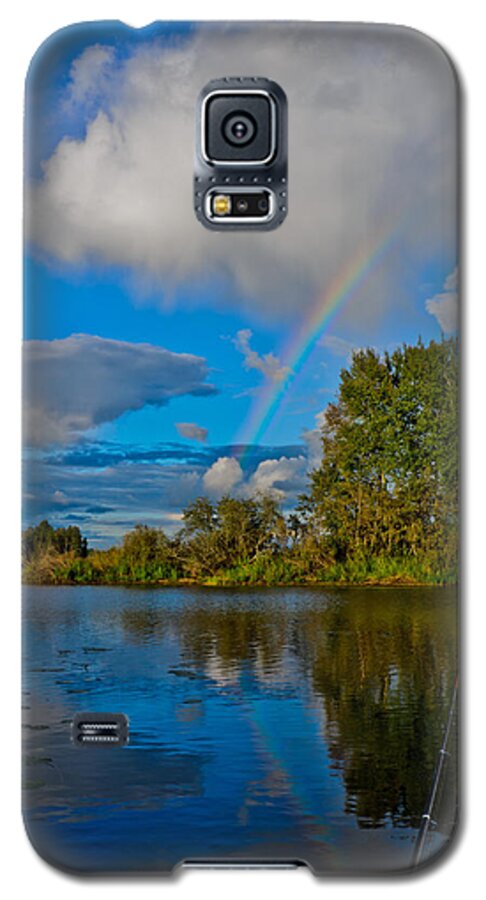 Like Galaxy S5 Case featuring the photograph Rainbow by Michael Goyberg