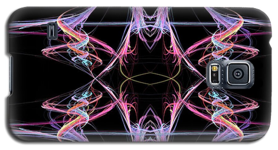 Abstract Galaxy S5 Case featuring the digital art Reaction by Yvonne Johnstone