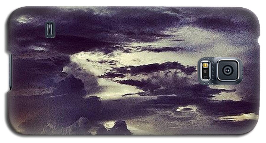Drama Galaxy S5 Case featuring the photograph Riders Of The Storm #sky #clouds #drama by Maura Aranda