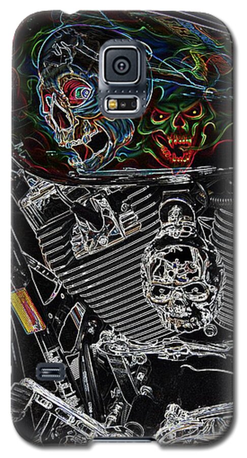 Motorcycle Galaxy S5 Case featuring the photograph Road Warrior by Anthony Wilkening