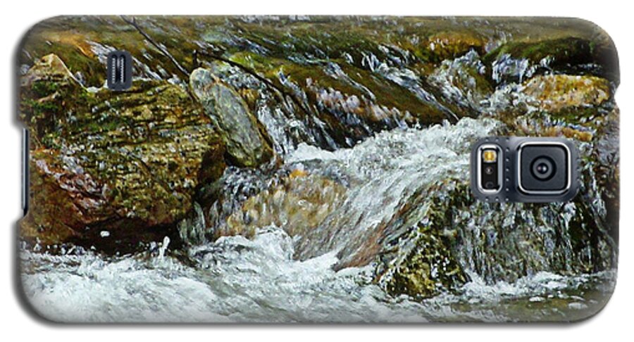 Rocky River Galaxy S5 Case featuring the photograph Rocky River by Lydia Holly