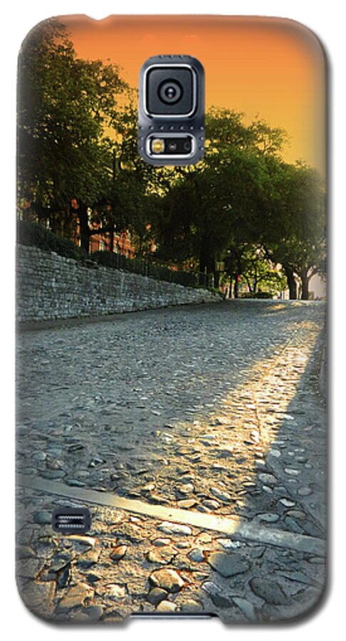 Savannah Galaxy S5 Case featuring the photograph Savannah Sunset by Paul Mashburn