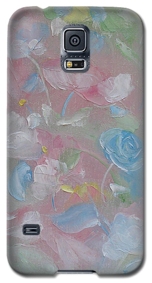 Flowers Galaxy S5 Case featuring the painting Softly Spoken by Judith Rhue