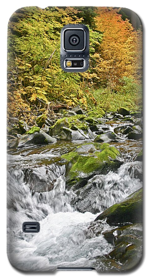 Sol Galaxy S5 Case featuring the photograph Sol Duc Fall by Joseph Bowman