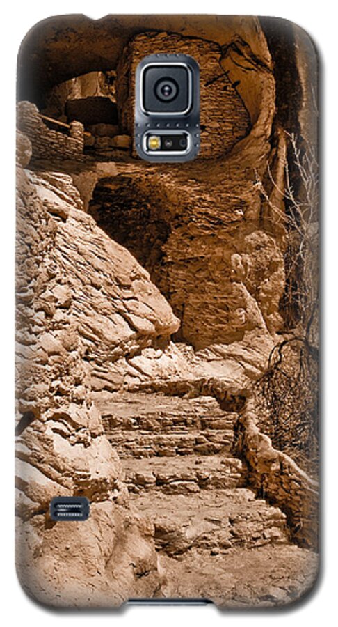 Gila Galaxy S5 Case featuring the photograph Stone Stairway by Mark Forte