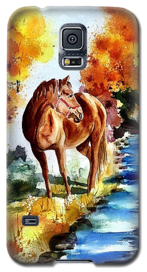 Sharon Mick Galaxy S5 Case featuring the painting Sugar by Sharon Mick