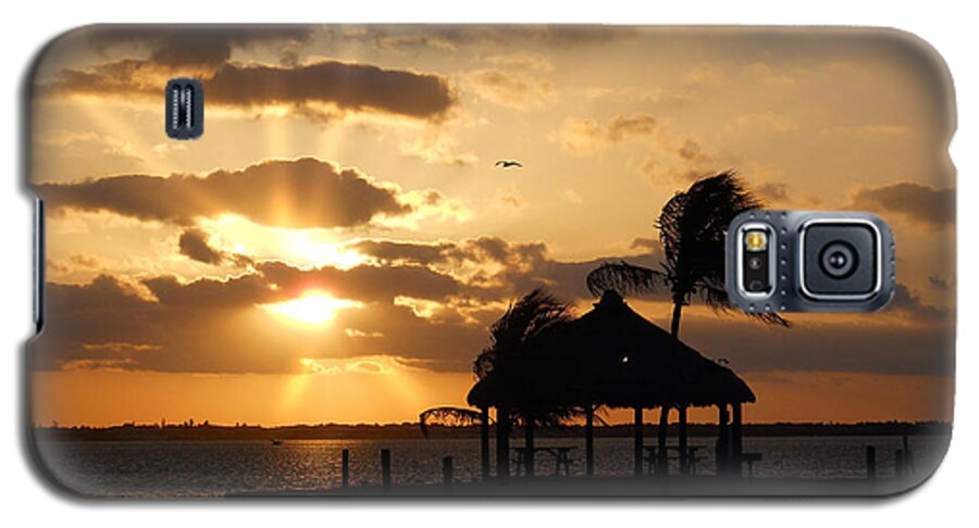 Sunrise Galaxy S5 Case featuring the photograph Sunrise over bay by Clara Sue Beym
