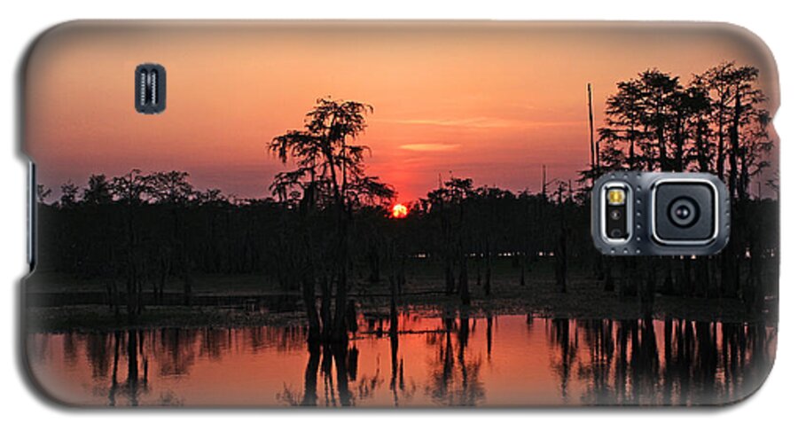 Swamp Sunset Photography Galaxy S5 Case featuring the photograph Swamp Sunset by Luana K Perez