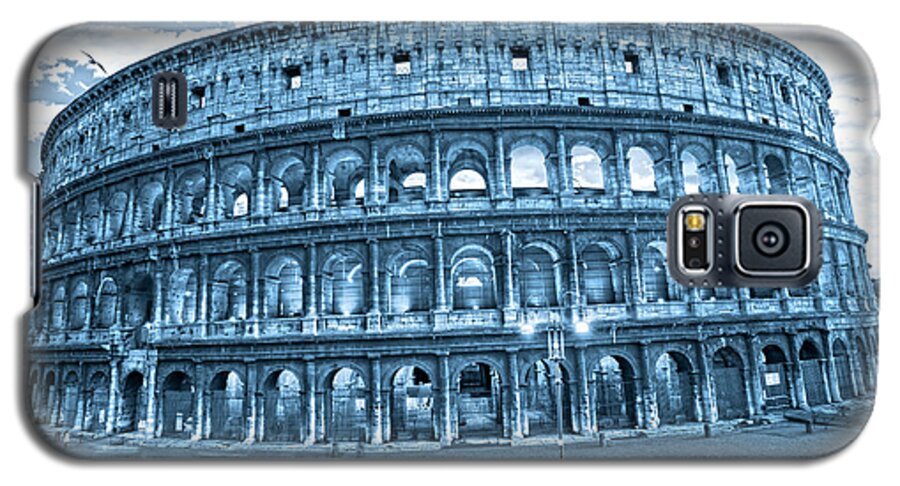 Column Galaxy S5 Case featuring the photograph The Majestic Coliseum by Luciano Mortula