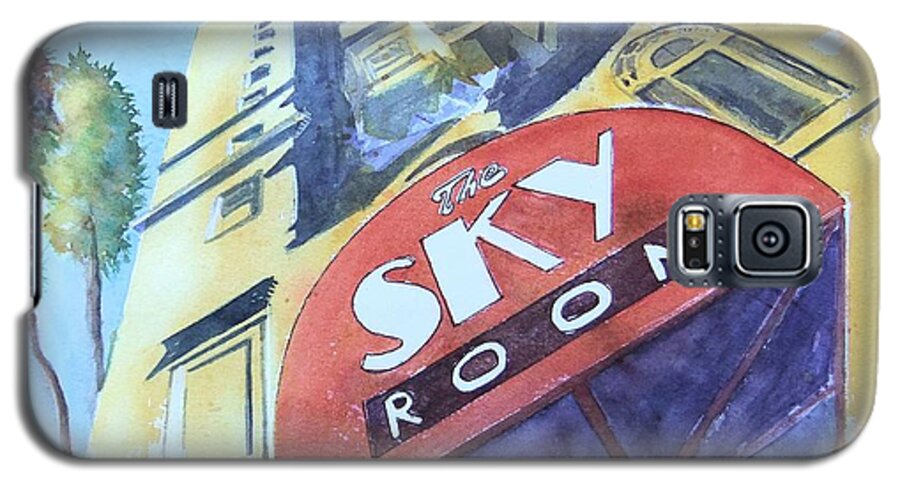 The Sky Room Galaxy S5 Case featuring the painting The Sky Room by Debbie Lewis