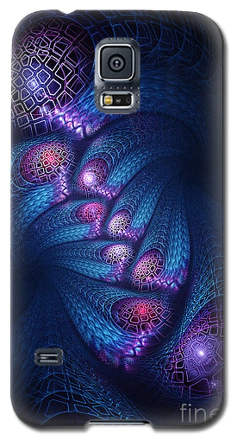 Fractal Galaxy S5 Case featuring the digital art The Underground by Ann Garrett