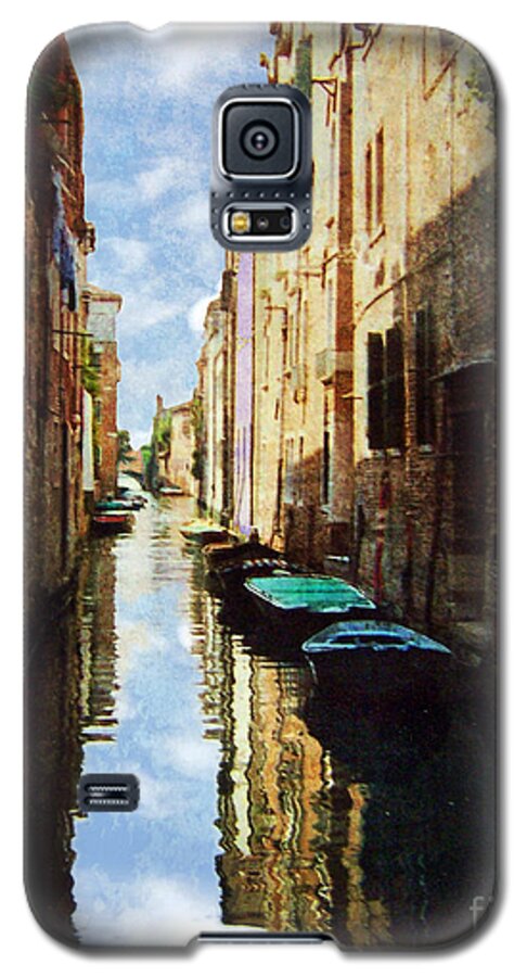 Venice Galaxy S5 Case featuring the photograph Venice Canal by Deborah Smith