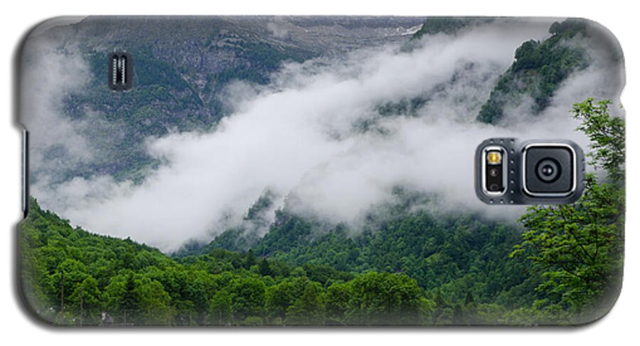 Village Galaxy S5 Case featuring the photograph Village in the alps by Mats Silvan