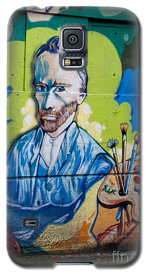 Canada Galaxy S5 Case featuring the digital art Vincent on the Wall by Carol Ailles