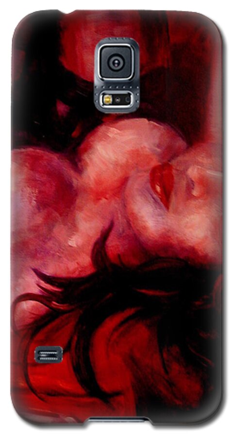 Woman Galaxy S5 Case featuring the painting Well by Jason Reinhardt