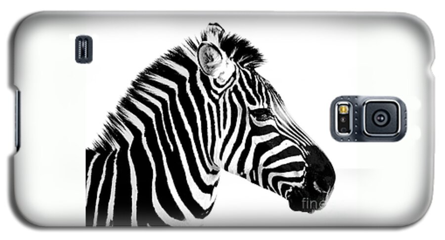 Zebra Galaxy S5 Case featuring the photograph Zebra by Rebecca Margraf